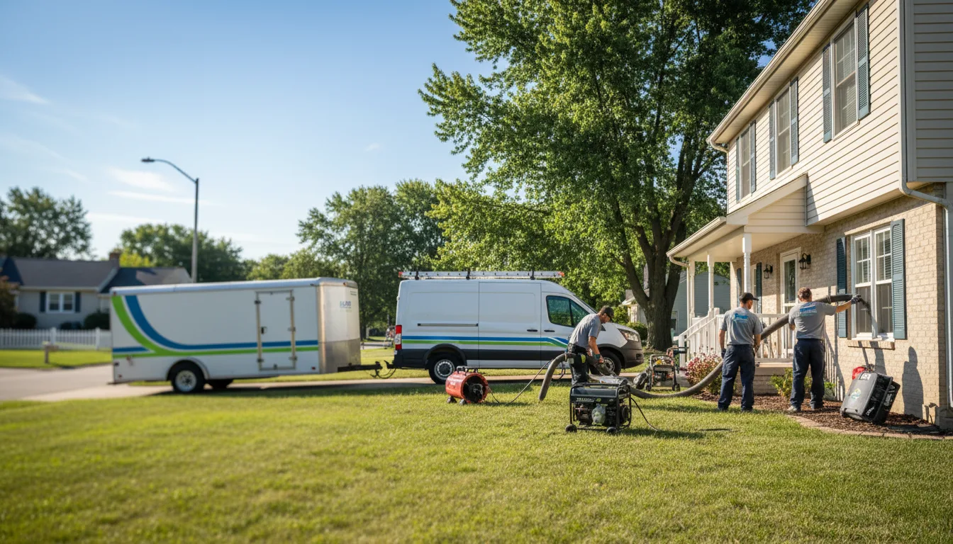 Flooded Basement Restoration And Cleanup With Repair in Homestead, IA near me